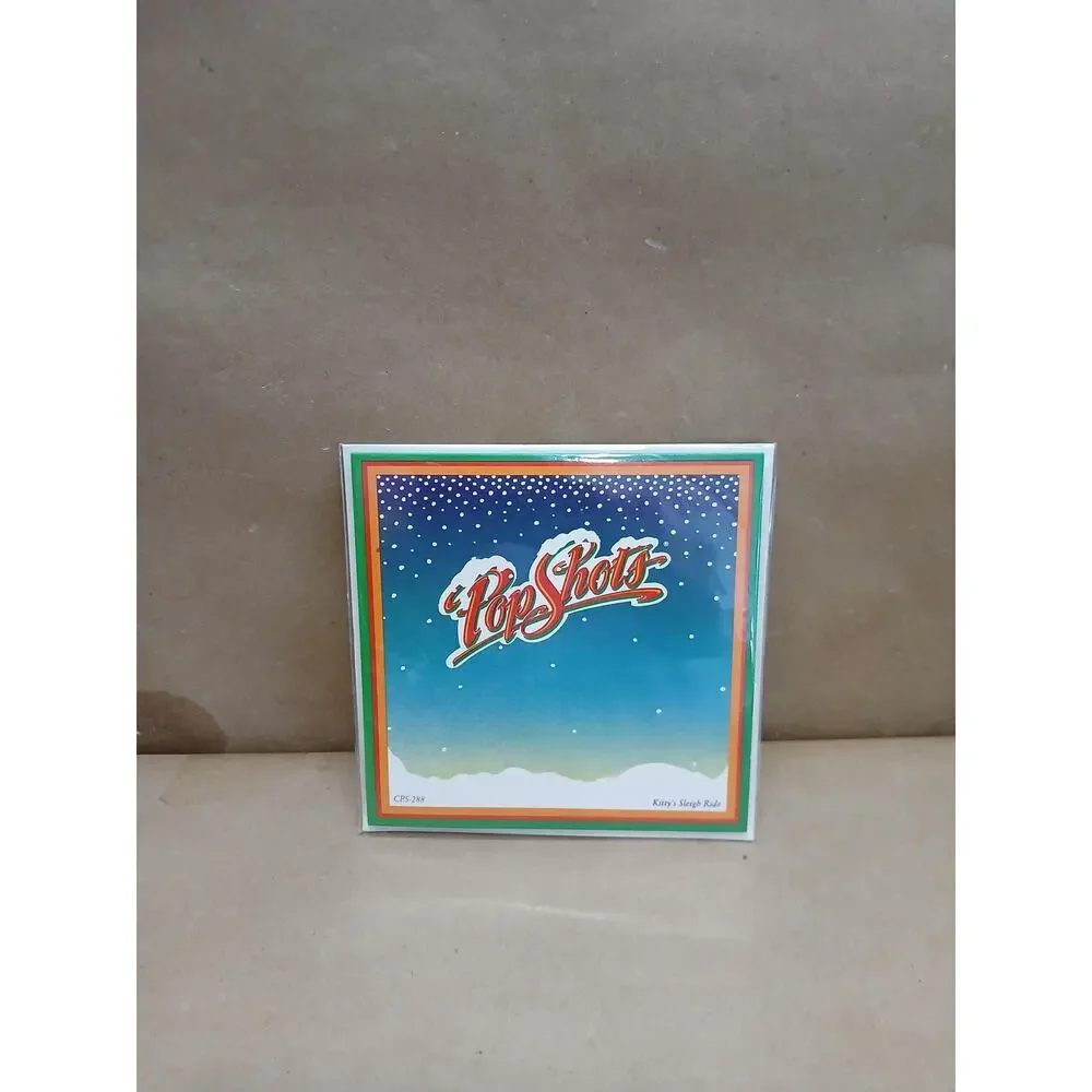 Vintage PopShots Kitty's Sleigh Ride Pop Up Christmas Card USA Collectible Rare